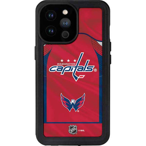 NHL Washington Capitals Home Jersey iPhone 14 Pro Max Waterproof Case