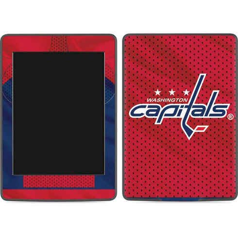 NHL Washington Capitals Home Jersey Amazon Kindle Skin
