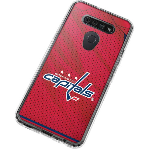 NHL Washington Capitals Home Jersey LG K51/Q51 Clear Case
