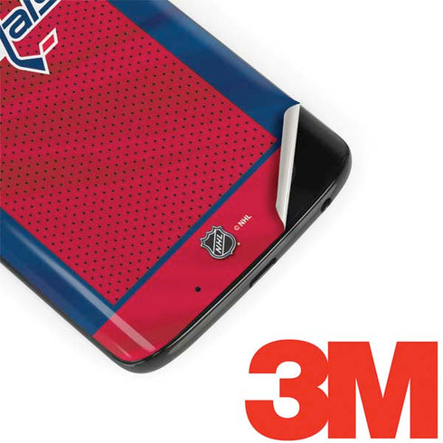 NHL Washington Capitals Home Jersey Moto G6 Skin