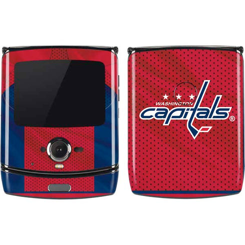 NHL Washington Capitals Home Jersey Motorola RAZR Skin