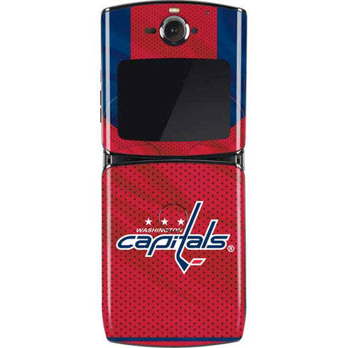 NHL Washington Capitals Home Jersey Motorola RAZR Skin