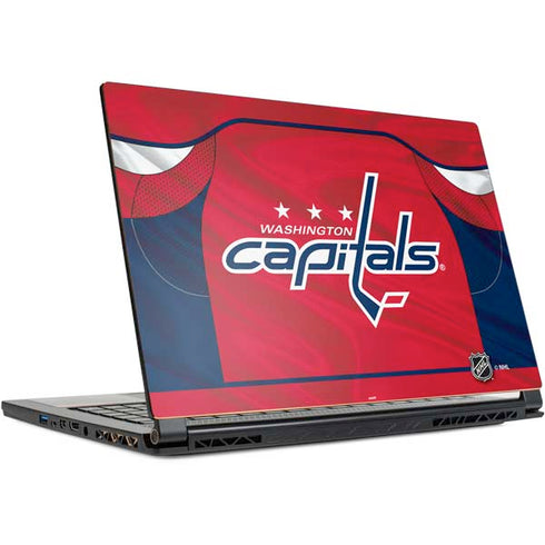 NHL Washington Capitals Home Jersey MSI GS65 Stealth Laptop Skin