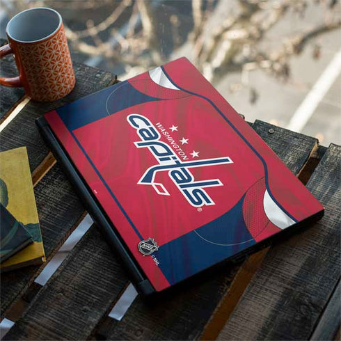 NHL Washington Capitals Home Jersey MSI GS65 Stealth Laptop Skin