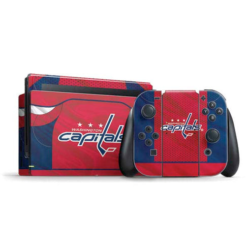 NHL Washington Capitals Home Jersey Nintendo Switch Bundle Skin