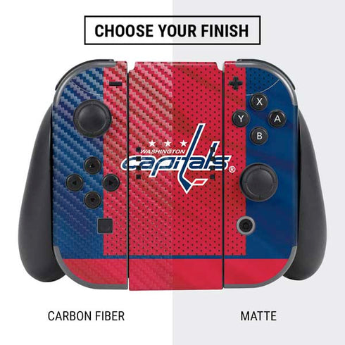 NHL Washington Capitals Home Jersey Nintendo Switch Bundle Skin