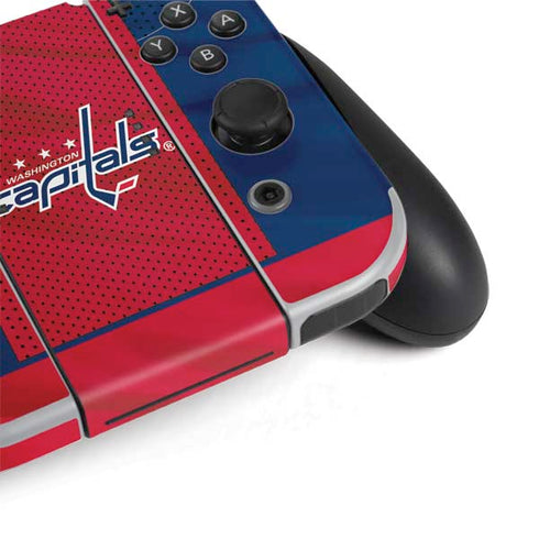 NHL Washington Capitals Home Jersey Nintendo Switch OLED (2021) Skin