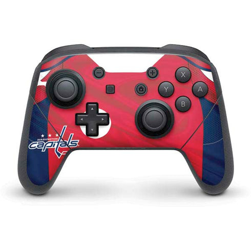 NHL Washington Capitals Home Jersey Nintendo Switch Pro Controller Skin