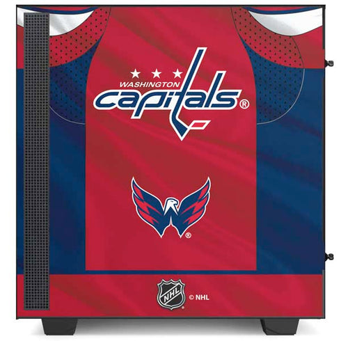 NHL Washington Capitals Home Jersey NZXT H510 Compact ATX Mid-Tower Case Skin
