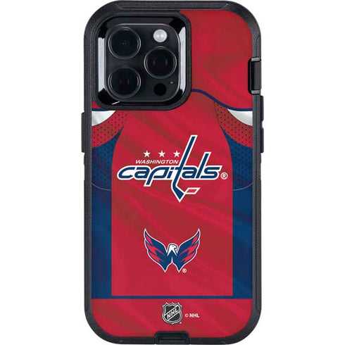 NHL Washington Capitals Home Jersey Otterbox Defender iPhone Skin