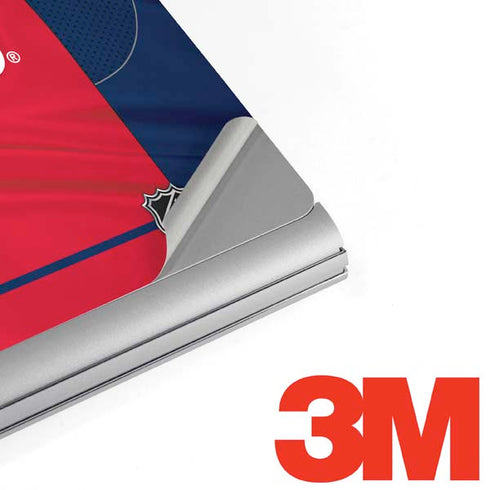 NHL Washington Capitals Home Jersey Surface Book 2 15in Skin