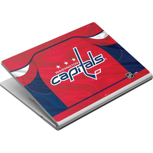 NHL Washington Capitals Home Jersey Surface Book Skin