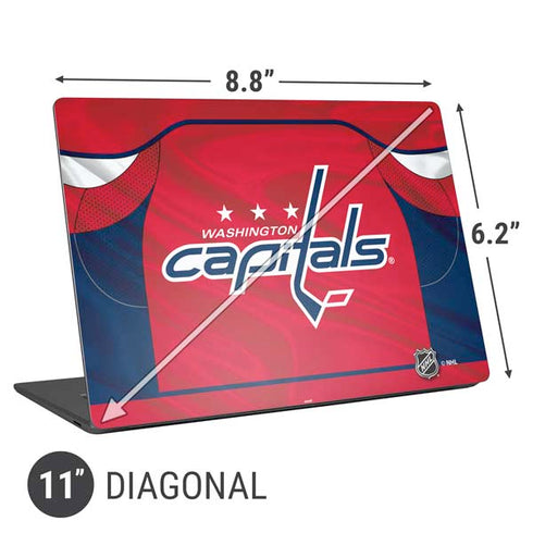NHL Washington Capitals Home Jersey Universal Laptop 11in (8.8 x 6.2in) Skin