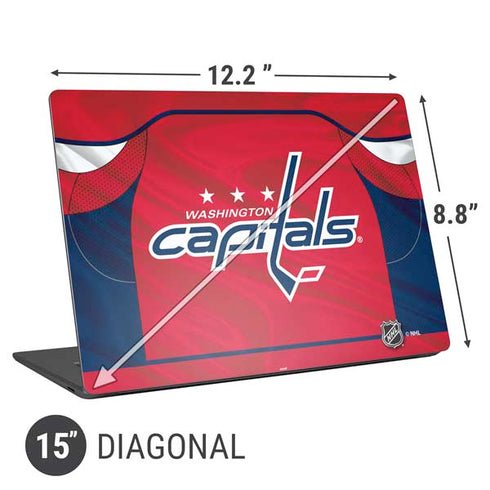 NHL Washington Capitals Home Jersey Universal Laptop 15in (12.2 x 8.8in) Skin