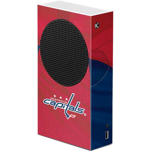 NHL Washington Capitals Home Jersey Xbox Series S Console Skin