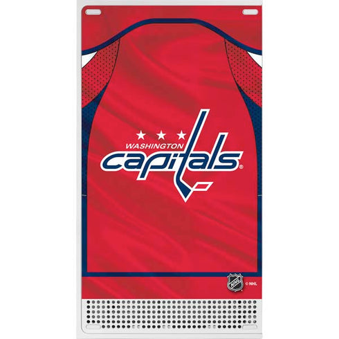 NHL Washington Capitals Home Jersey Xbox Series S Console Skin