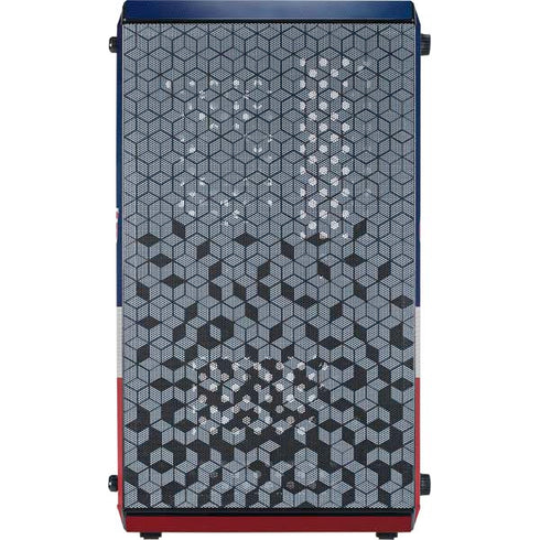 NHL Washington Capitals Jersey Cooler Master MasterBox Q300L Mini Tower Skin