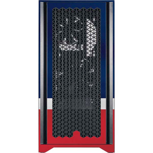 NHL Washington Capitals Jersey Corsair 4000D Tempered Glass Mid-Tower ATX Case Skin