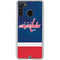 NHL Washington Capitals Jersey Galaxy A21 Clear Case