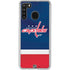 NHL Washington Capitals Jersey Galaxy A21 Clear Case