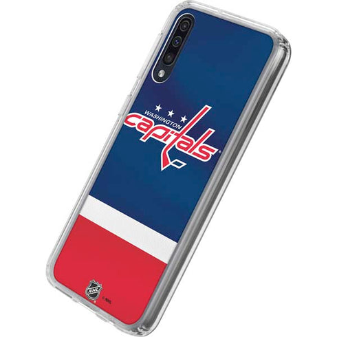 NHL Washington Capitals Jersey Galaxy A50 Clear Case