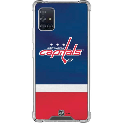 NHL Washington Capitals Jersey Galaxy A51 5G Clear Case