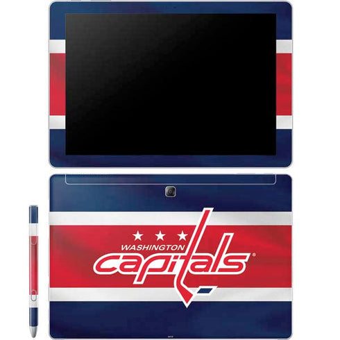 NHL Washington Capitals Jersey Galaxy Book 12in Skin