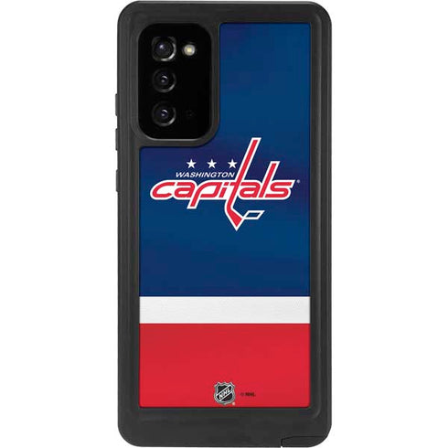 NHL Washington Capitals Jersey Galaxy Note20 5G Waterproof Case