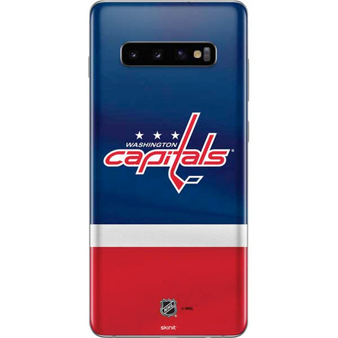 NHL Washington Capitals Jersey Galaxy S10 Plus Skin