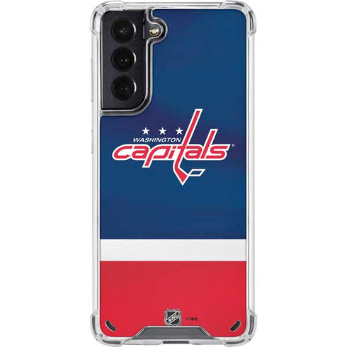 NHL Washington Capitals Jersey Galaxy S21 5G Clear Case