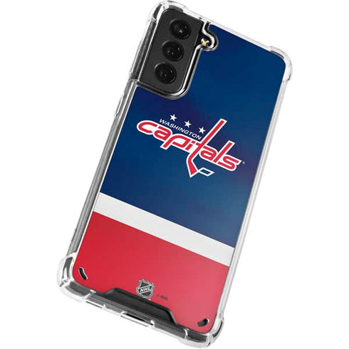 NHL Washington Capitals Jersey Galaxy S21 5G Clear Case