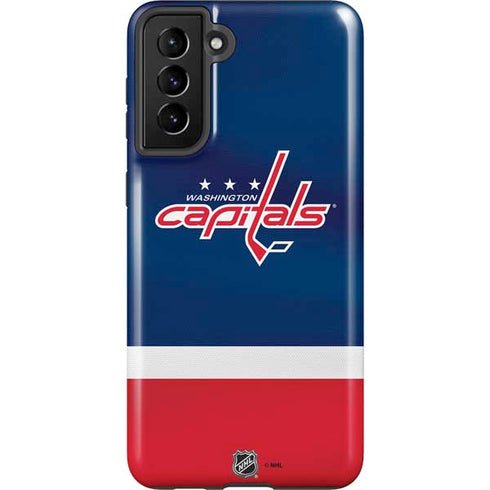 NHL Washington Capitals Jersey Galaxy S21 FE Pro Case