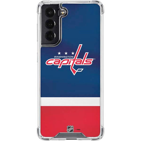 NHL Washington Capitals Jersey Galaxy S22 Clear Case