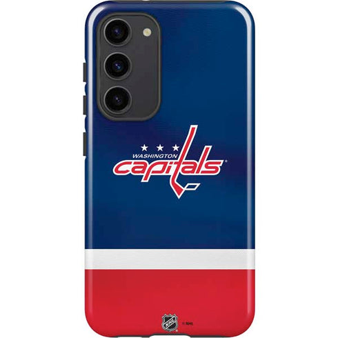 NHL Washington Capitals Jersey Galaxy S23 Plus Pro Case