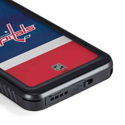 NHL Washington Capitals Jersey Galaxy S23 Plus Waterproof Case