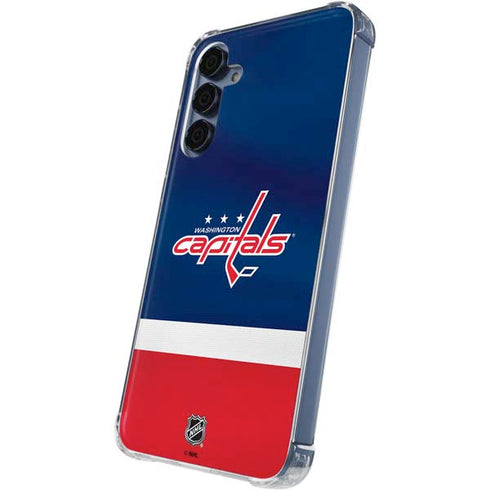 NHL Washington Capitals Jersey Galaxy S24 Clear Case