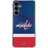 NHL Washington Capitals Jersey Galaxy S24 Plus Clear Case