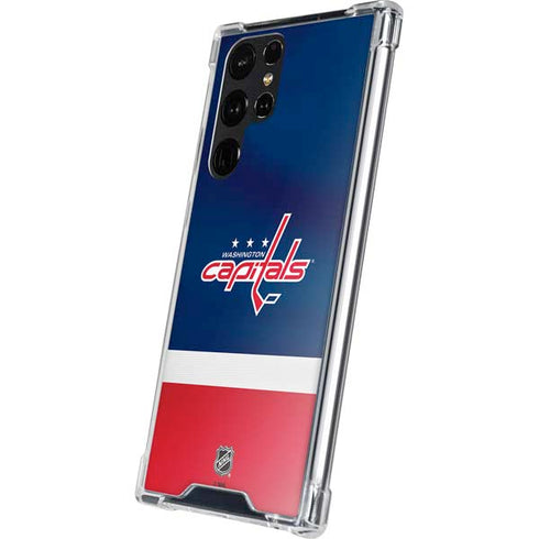 NHL Washington Capitals Jersey Galaxy S24 Ultra Clear Case