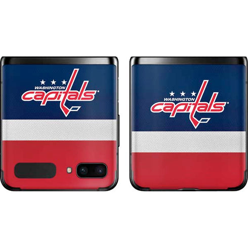 NHL Washington Capitals Jersey Galaxy Z Flip Skin