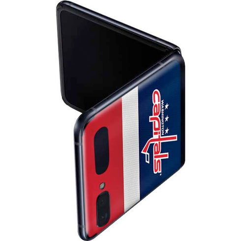 NHL Washington Capitals Jersey Galaxy Z Flip Skin