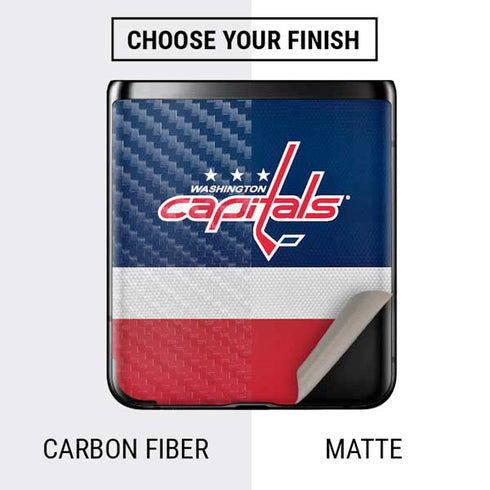 NHL Washington Capitals Jersey Galaxy Z Flip Skin