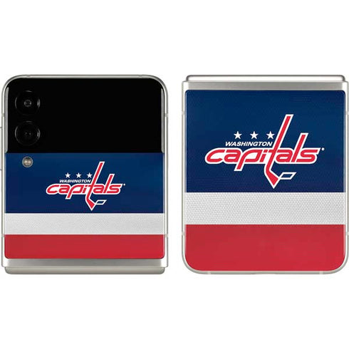 NHL Washington Capitals Jersey Galaxy Z Flip3 5G Skin
