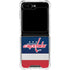 NHL Washington Capitals Jersey Galaxy Z Flip5 5G Clear Case