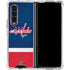 NHL Washington Capitals Jersey Galaxy Z Fold4 5G Clear Case