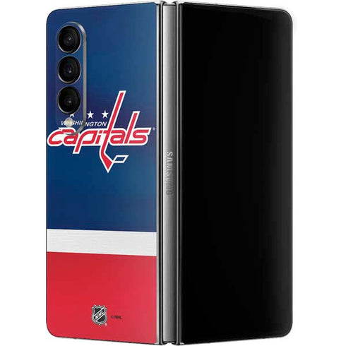 NHL Washington Capitals Jersey Galaxy Z Fold4 5G Skin