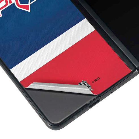 NHL Washington Capitals Jersey Galaxy Z Fold4 5G Skin