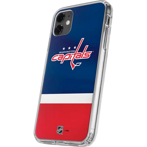 NHL Washington Capitals Jersey iPhone 11 Clear Case