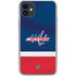 NHL Washington Capitals Jersey iPhone 11 Clear Case
