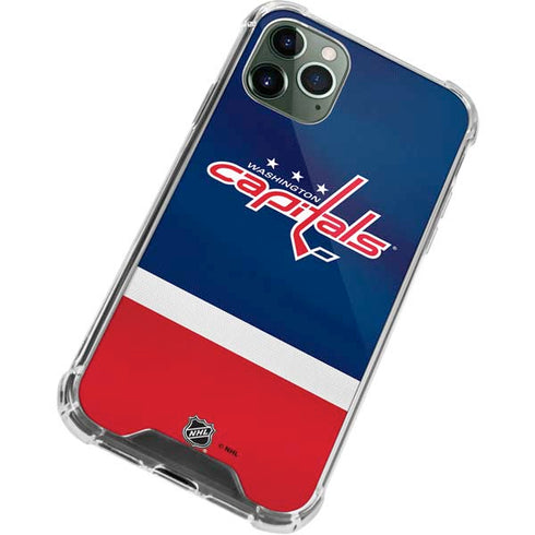 NHL Washington Capitals Jersey iPhone 11 Pro Max Clear Case