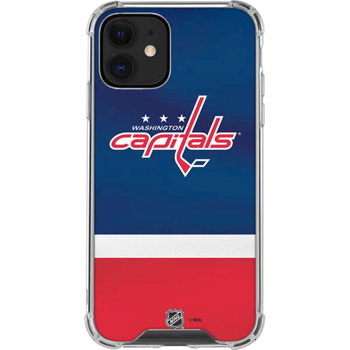 NHL Washington Capitals Jersey iPhone 12 Mini Clear Case